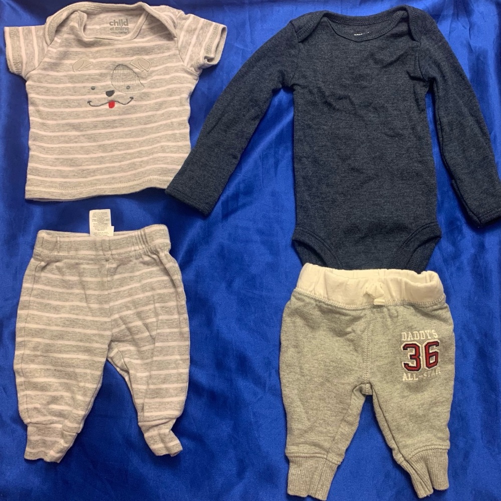 2 newborn outfits